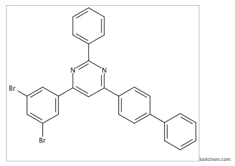 4-([1,1'-biphenyl]-4-yl)-6-(3,5-dibromophenyl)-2-phenylpyrimidine