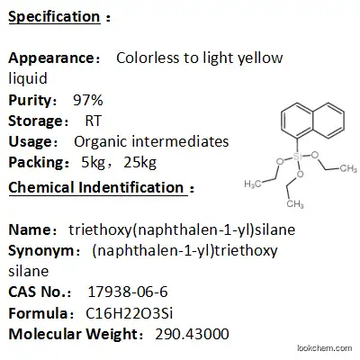 In stock triethoxy(naphthalen-1-yl)silane 17938-06-6