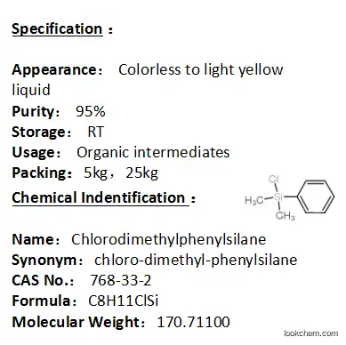 In stock Chlorodimethylphenylsilane 768-33-2(768-33-2)
