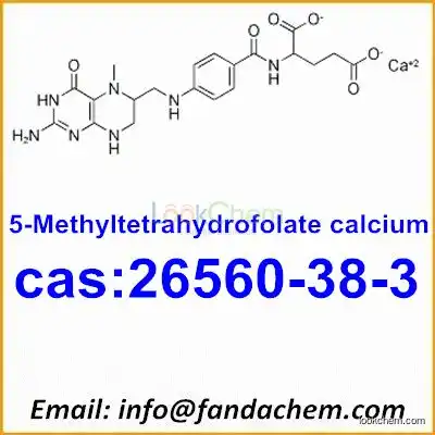 5-Methyltetrahydrofolate calcium, cas  26560-38-3 from Fandachem
