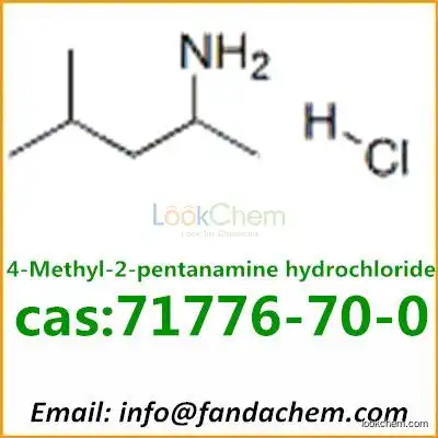 Manufacturer of 4-Methyl-2-pentanamine hydrochloride,cas:71776-70-0 from Fandachem