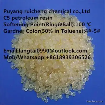 Hydrocarbon petroleum resin C5 for producing hot melt road marking paint