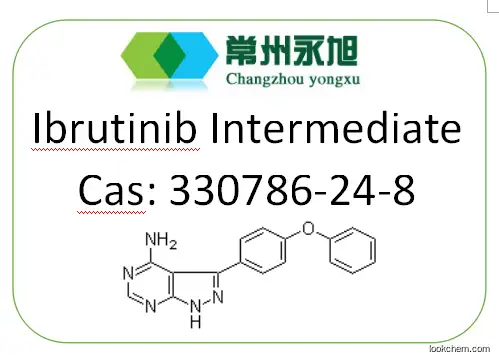 Ibrutinib Intermediates / 3-(4-Phenoxyphenyl)-1H-pyrazolo[3,4-d]pyrimidin-4-amine / CAS#330786-24-8 / 99%min