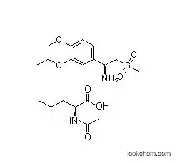 (S)-1-(3-Ethoxy-4-methoxyphenyl)-2-(methylsulfonyl)ethylamine N-acetyl-L-leucine salt