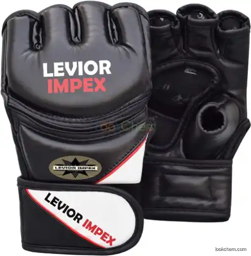 Leather Grappling Gloves Fight Boxing MMA Punch Bag Training Martial Arts()