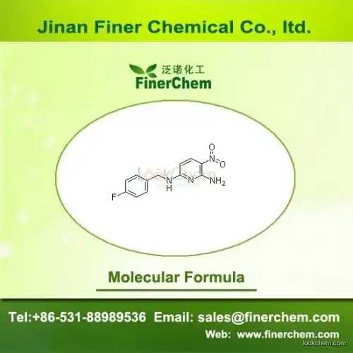 2-Amino-3-nitro-6-(4-fluorobenzylamino)pyridine
