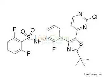 N-{3-[5-(2-chloro-4-pyrimidinyl)-2-(1,1-diethylethyl)-1,3-thiazol-4-yl]-2-fluoraphenyl}-2,6-difluorobenzenesulfonamide