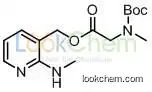 (2-(methylamino)pyridin-3-yl)methyl 2-((tert-butoxycarbonyl)(methyl)amino)acetate(1180002-01-0)