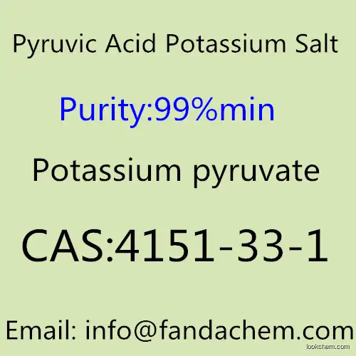 Potassium pyruvate/Pyruvic Acid Potassium Salt,CAS NO.: 4151-33-1