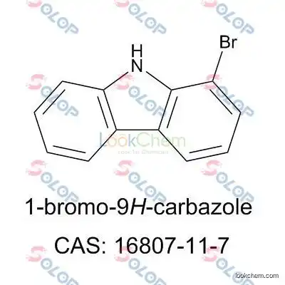 high purity, low price, in stock, free sample, 1-broMo-9H-carbazole 1-broMocarbazole -broMo-9H-carbazole(16807-11-7)