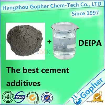 Factory price of DEIPA 85% Diethanolisopropanolamine for concrete admixtiures(6712-98-7)