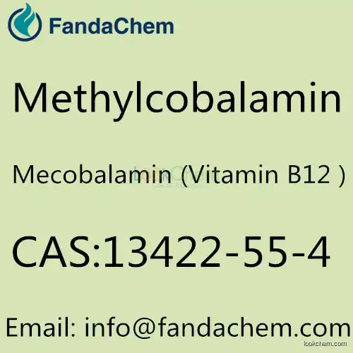 Methylcobalamine (vitamin b12, Mecobalamin), cas:13422-55-4 from fandachem
