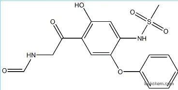 Methanesulfonamide, N-[4-[2-(formylamino)acetyl]-5-hydroxy-2-phenoxyphenyl]-