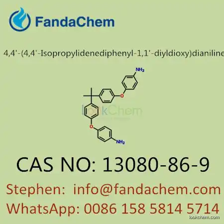 4,4'-(4,4'-Isopropylidenediphenyl-1,1'-diyldioxy)dianiline, CAS NO:13080-86-9
