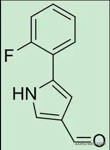 5-(2-fluorophenyl)-1H-pyrrole-3-carbaldehyde CAS.NO.881674-56-2   //High quality/Best price/In stock/