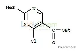 ethyl 4-chloro-2-methylthio-5-pyrimidine-carboxyl