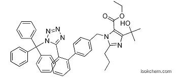 4-(1-Hydroxy-1-methylethyl)-2-propyl-1-[[2'-[1-(triphenylmethyl)-1H-tetrazol-5-yl][1,1'-biphenyl]-4-yl]methyl]-1H-imidazole-5-carboxylic acid ethyl ester