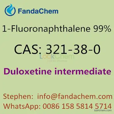 Fluoronaphthalene 99% (1-Fluoronaphthalene, Duloxetine intermediate),cas:321-38-0 from FandaChem