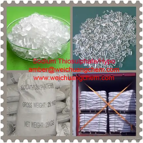 Na2S2O3.5H2O/ sodium thiosulfate pentahydrate/ HYPO for water treatment/ dyes/ photography/ aquaculture