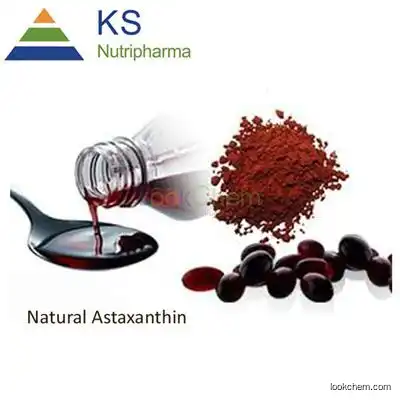 100% top quality Haematococcus Pluvialis Extract Natural Astaxanthin / Astaxanthin oil(472-61-7)