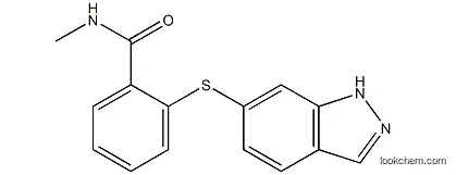 2-(1H-indazol-6-ylthio)-N-methyl- Benzamide