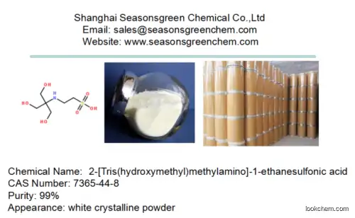 lower price white powder 2-[Tris(hydroxymethyl)methylamino]-1-ethanesulfonic acid CAS 7365-44-8