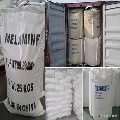 Factory Supply White Powder Melamine for Making Formaldehyde Resin