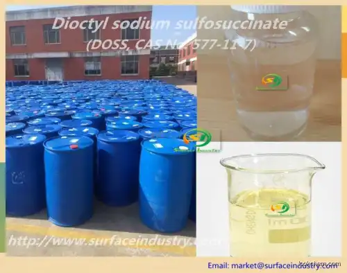 Sodium Dioctyl Sulfosuccinate 70% (DOSS with IPA, CAS No. 57)7-11-7