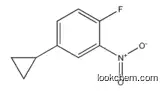 Benzene, 4-cyclopropyl-1-fluoro-2-nitro-