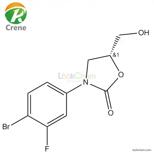 (5R)-3-(4-Bromo-3-fluorophenyl)-5-hydroxymethyloxazolidin-2-one 444335-16-4