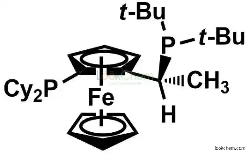 (R)-1-[(S)-2-(Dicyclohexylphosphino)ferrocenyl]ethyldi-tert-butylphosphine