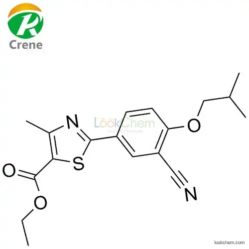 Ethyl 2-(3-cyano-4-isobutoxyphenyl)-4-methyl-5-thiazolecarboxylate 160844-75-7