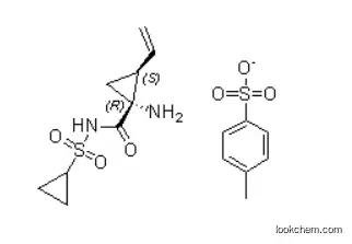 (1R,2S)-1-amino-N-(cyclopropylsulfonyl)-2-vinylcyclopropane-1-carboxamide 4-toulenesulfonate