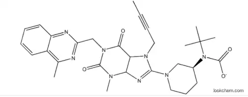 Tert-butyl((3s)-1-(7-(but-2-yn-1-yl)-3-Methyl-1-((4-Methylquinazolin-2-yl)Methyl)-2,6-dioxo-2,3,4,5,6,7-hexahydro-1h-purin-8-yl)piperidin-3-yl)carbaMate Manufacturer