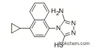 3H-1,2,4-Triazole-3-thione, 5-amino-4-(4-cyclopropyl-1-naphthalenyl)-2,4-dihydro
