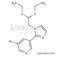 3-Bromo-5-(1-(2,2-diethoxyethyl)-1H-imidazol-2-yl)pyridine
