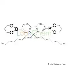 Advantageous supply of 9,9-dioctylindole-2,7-diboronic acid di(1,3-propanediol) ester