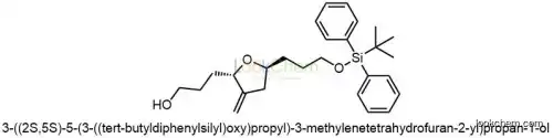 3-((2S,5S)-5-(3-((tert-butyldiphenylsilyl)oxy)propyl)-3-methylenetetrahydrofuran-2-yl)propan-1-ol