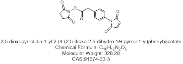 91574-33-3 1H-Pyrrole-2,5-dione,1-[4-[2-[(2,5-dioxo-1-pyrrolidinyl)oxy]-2-oxoethyl]phenyl]-