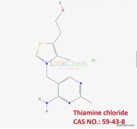 China best price 99% Vitamin B1 /Thiamine chloride CAS 59-43-8