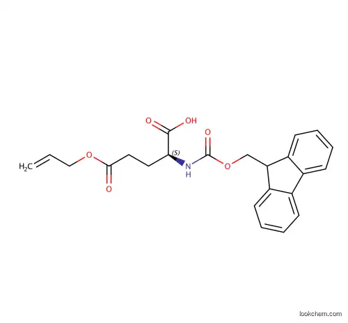 Fmoc-Glu(OAll)-OH, N-Fmoc-L-glutamic acid 5-allyl ester, MFCD00190879