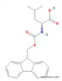Fmoc-D-Leu-OH, (2R)-2-(9H-fluoren-9-ylmethoxycarbonylamino)-4-methylpentanoic acid, MFCD00062957
