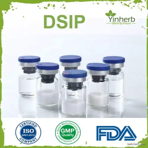 Yinherb Custom Peptide Synthesis 98% Purity Peptide Dsip Delta Sleep Inducing Peptide Bulk Raw Powder(62568-57-4)