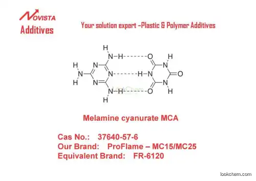 MCA melamine cyanurate for PA nylon 6(37640-57-6)