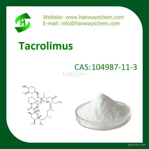Tacrolimus/Sirolimus/Everolimus/Pimecrolimus CAS 104987-11-3 pharmaceutical API supply(104987-11-3)