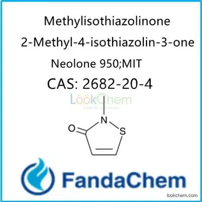 Methylisothiazolinone (methyl isothiazolinone;MIT;2-Methyl-4-isothiazolin-3-one;Neolone 950) cas: 2682-20-4 from fandachem