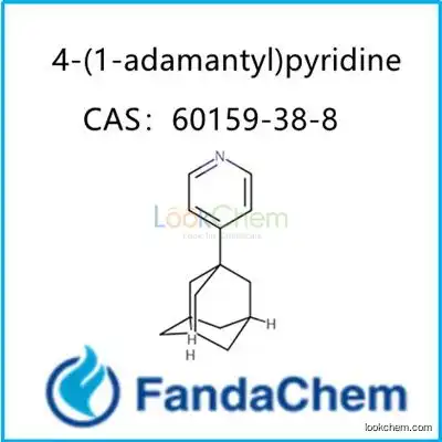 4-(1-adamantyl)pyridine (4-adamantan-1-yl-pyridine;4'-pyridyl-1-adamantane) CAS: 60159-38-8  from fandachem