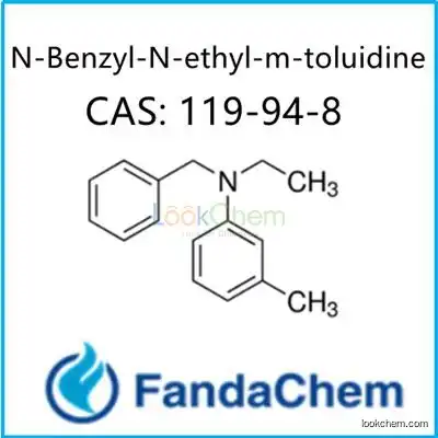 N-Benzyl-N-ethyl-m-toluidine;Ethylbenzyltoluidine CAS: 119-94-8 FandaChem