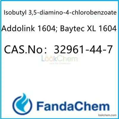 Isobutyl 3,5-diamino-4-chlorobenzoate (Addolink 1604; Baytec XL 1604) , cas no.32961-44-7 from FandaChem
