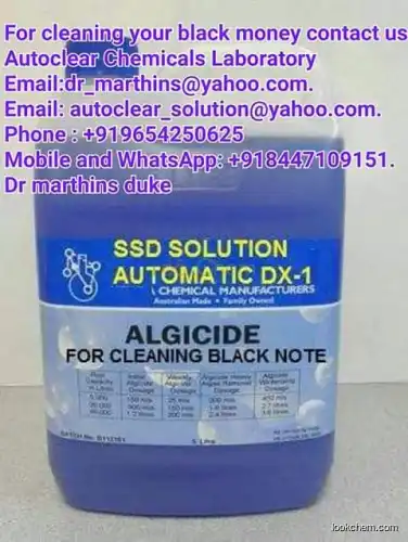 BLACK MONEY CLEANING CHEMICALS SSD SOLUTION AUTOMATIC AND AUTMATIC CLEANING MACHINE FOR BLACK MONEY/ Call +919654250625(1310-58-3)